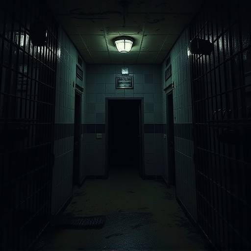 Imagen heroica del interior de una celda de prisi칩n